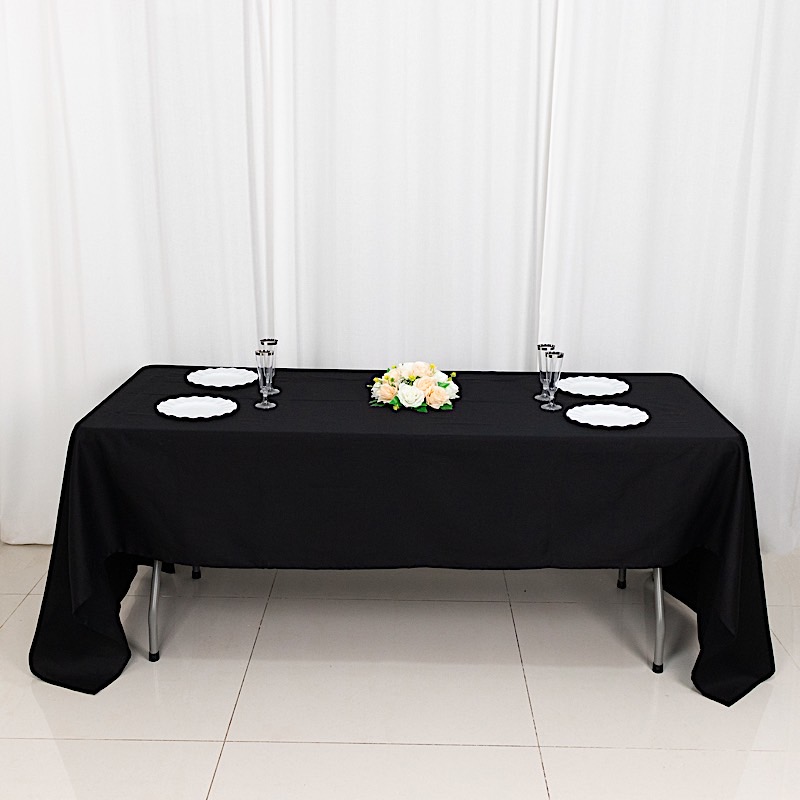 60" x 126" Rectangular 100% COTTON Wedding Tablecloth High Quality Dinner Linens - Picture 10 of 19