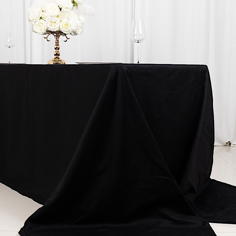 90" x 156" Rectangular COTTON TABLECLOTH Wedding Dinner Linens High Quality - Picture 10 of 19