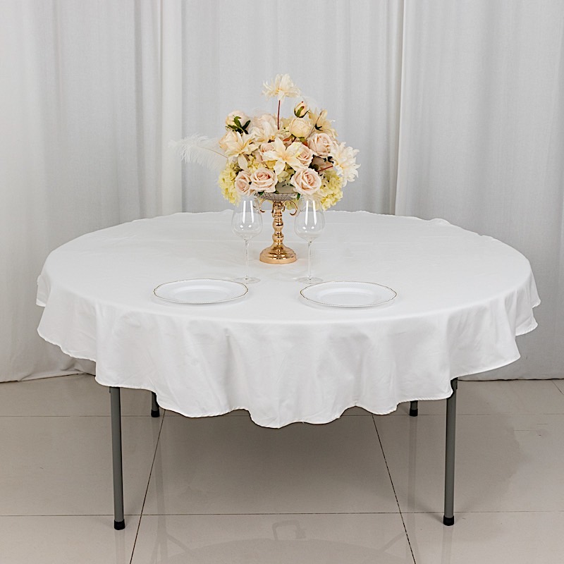 70" ROUND 100% COTTON Tablecloths Wedding High Quality Dinner Party Linens SALE - Picture 10 of 16