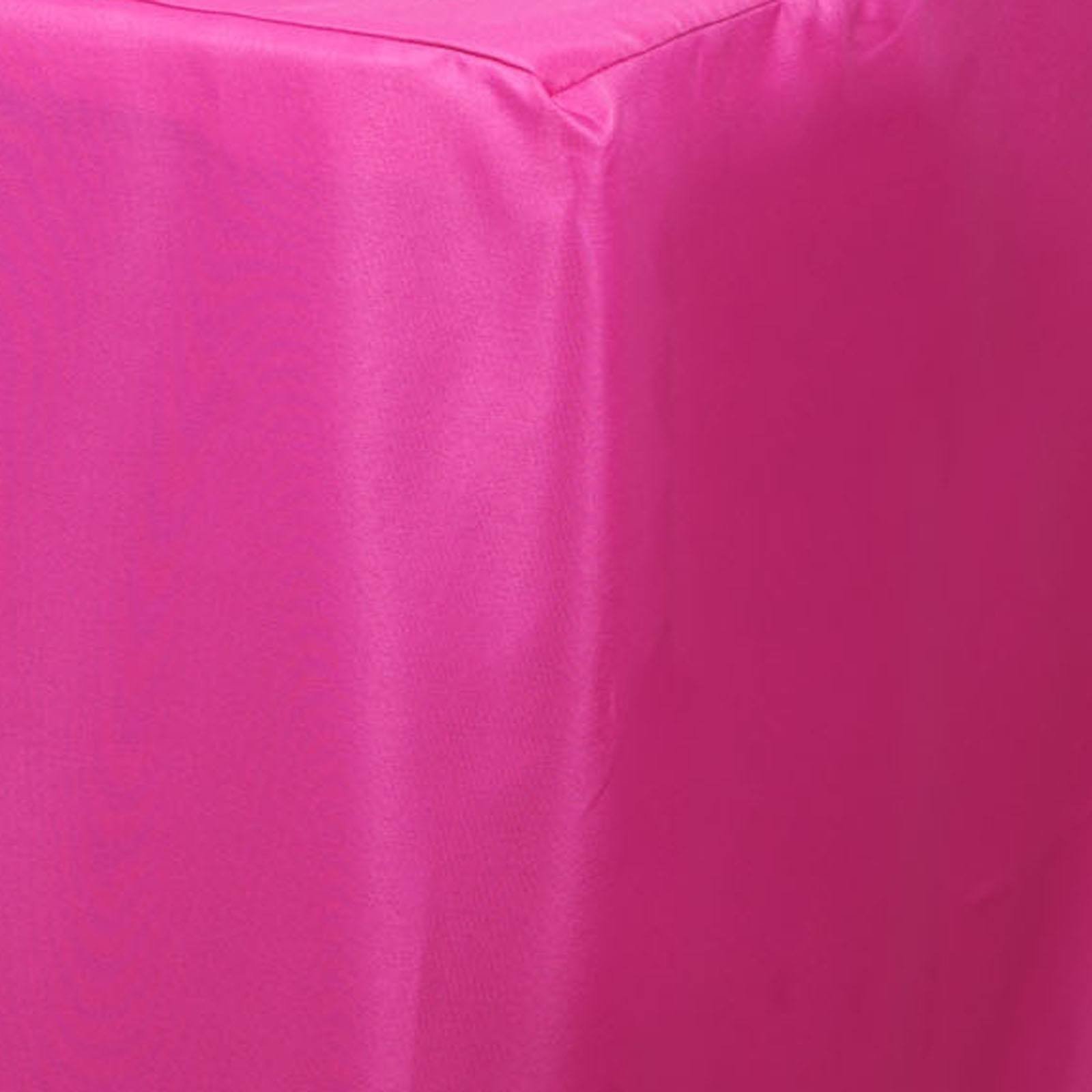 8 feet Fitted Polyester Tablecloths Wedding Party Catering Table Linens Home - 第 40/98 張圖片