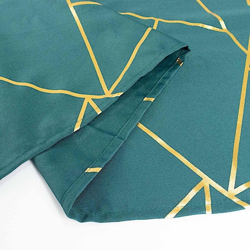 60x102-Inch Geometric Design Polyester Rectangle Tablecloth Wedding Decorations