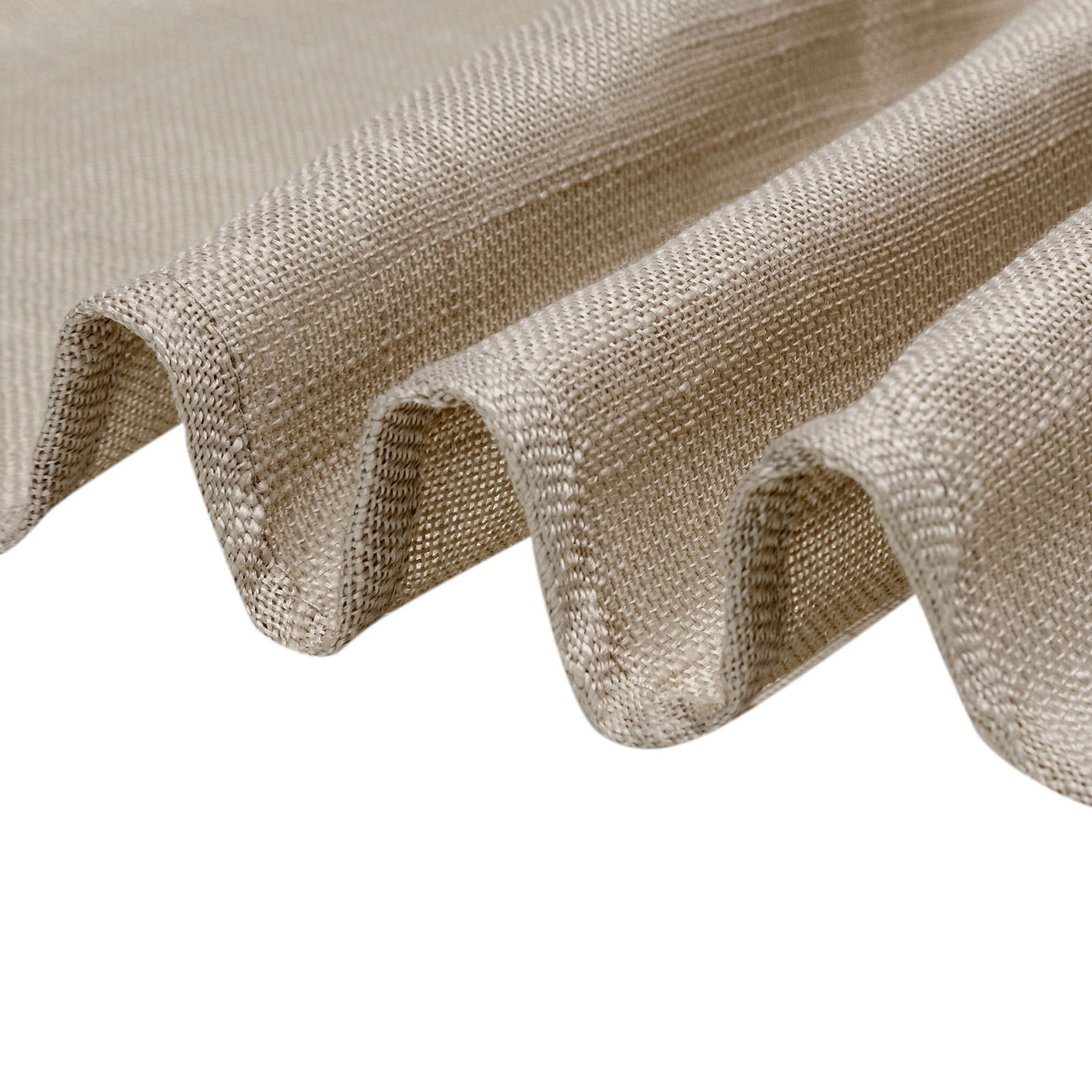 90x156-Inch Rectangular Premium Polyester Faux Burlap Tablecloth Decorations - Picture 17 of 26