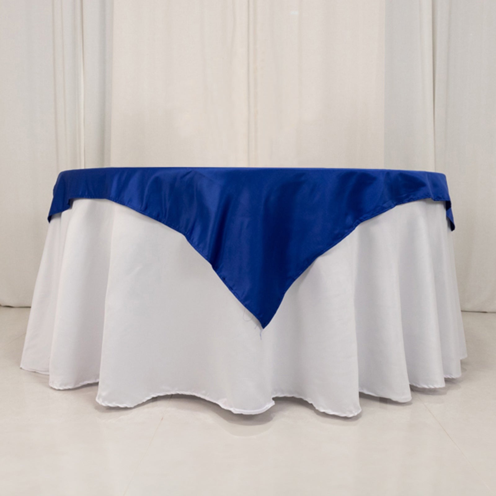 54"x54" Square Lamour Satin Tablecloths for a Wedding Party Decorations Supplies - Picture 113 of 135