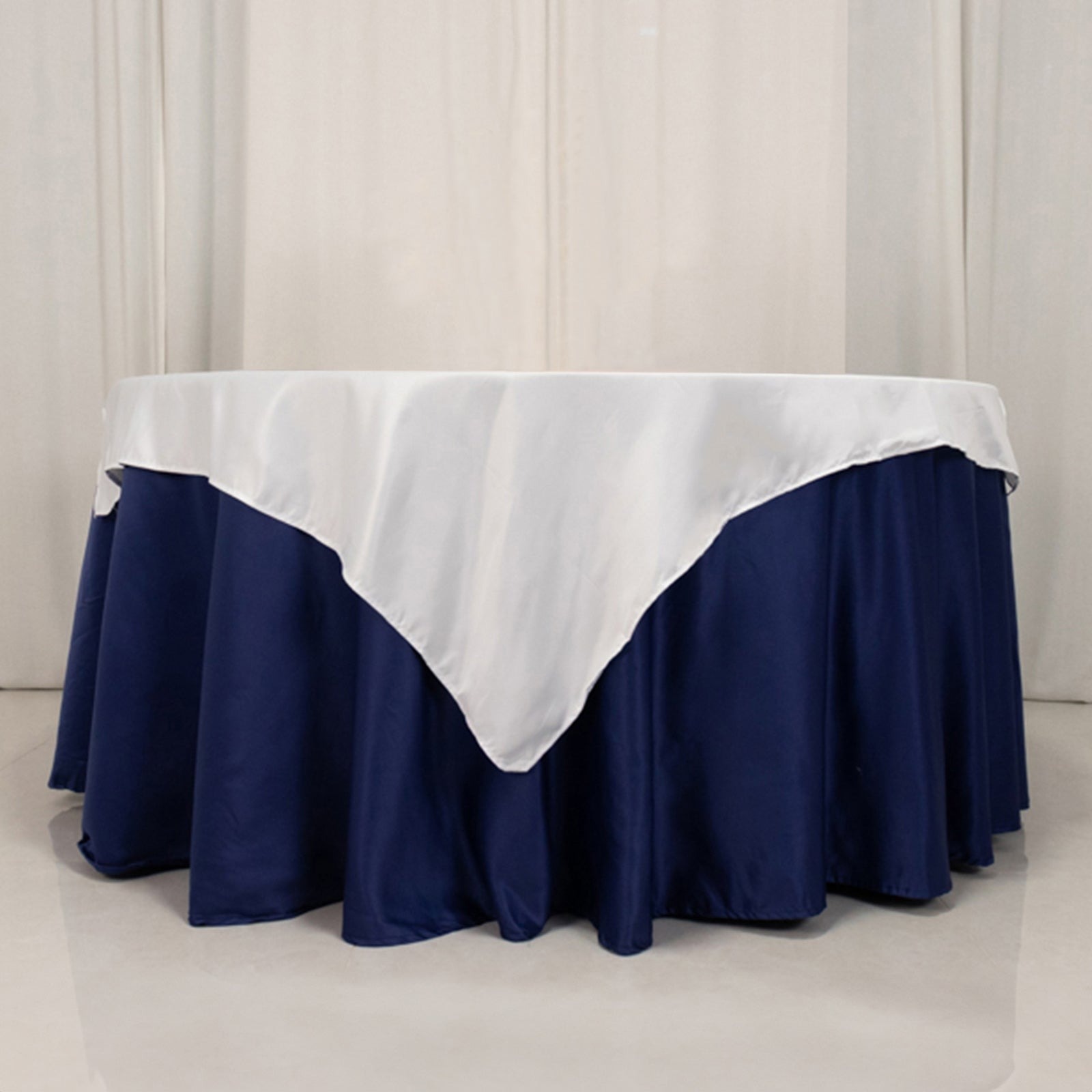 54"x54" Square Lamour Satin Tablecloths for a Wedding Party Decorations Supplies - Picture 131 of 135