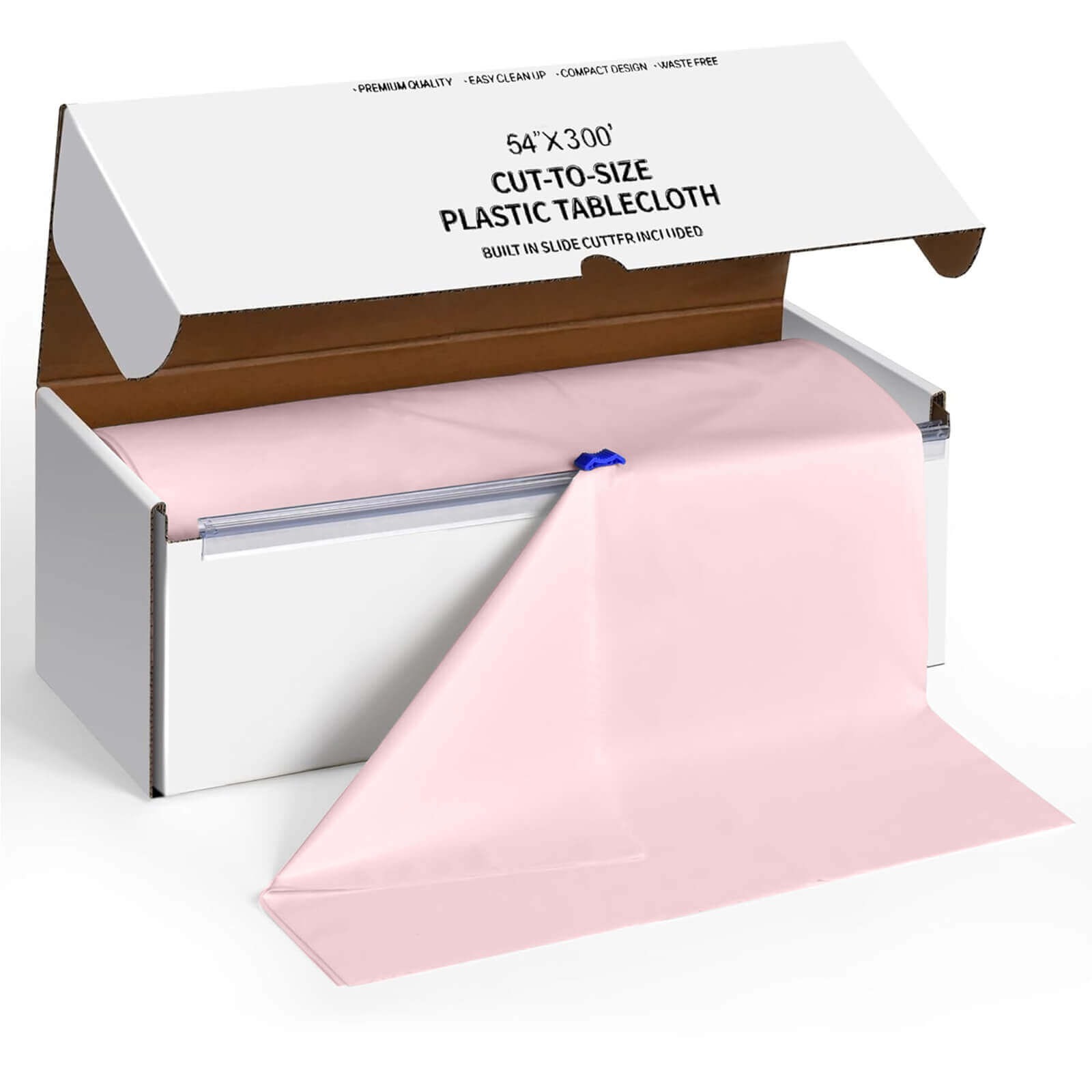 54" x 300 ft Disposable Plastic Rectangular Table Cover Roll Cut Up Box Party - Picture 14 of 41