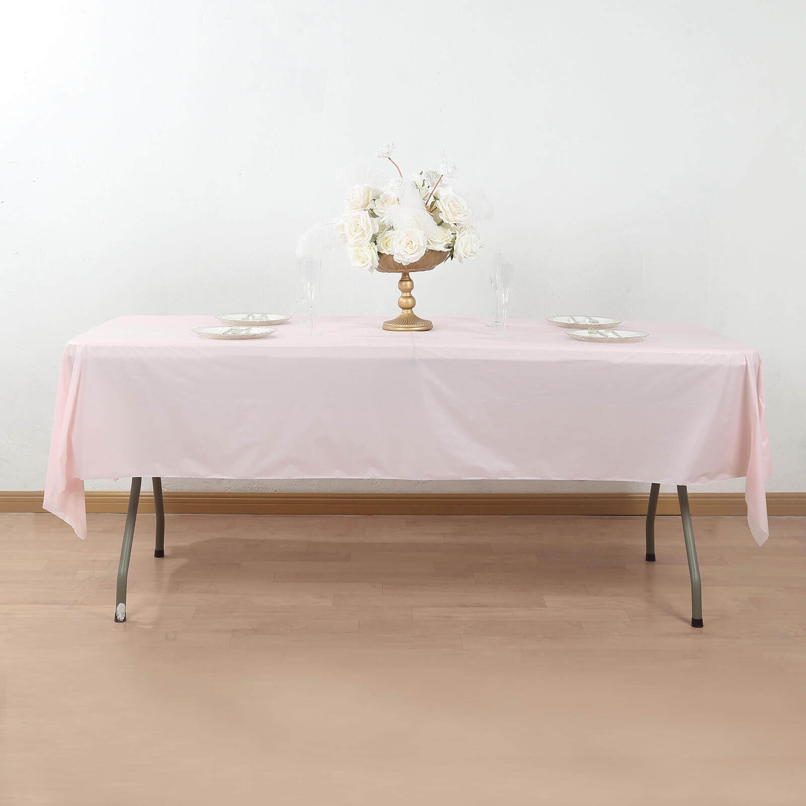 54" x 300 ft Disposable Plastic Rectangular Table Cover Roll Cut Up Box Party - Picture 12 of 41