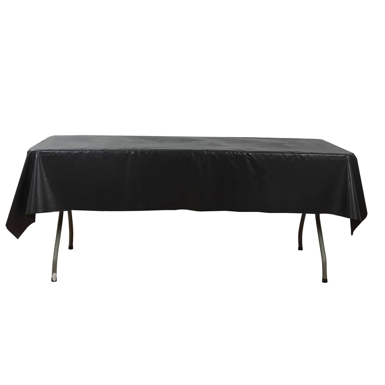 54" x 300 ft Disposable Plastic Rectangular Table Cover Roll Cut Up Box Party - Picture 3 of 41