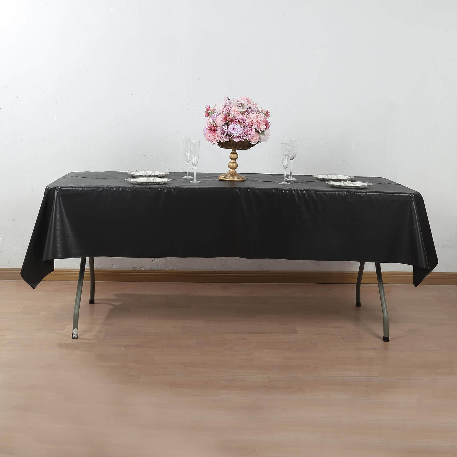 54" x 300 ft Disposable Plastic Rectangular Table Cover Roll Cut Up Box Party - Picture 4 of 41
