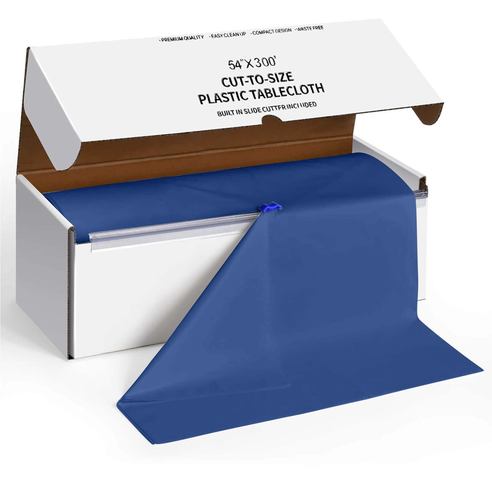 54" x 300 ft Disposable Plastic Rectangular Table Cover Roll Cut Up Box Party - Picture 29 of 41