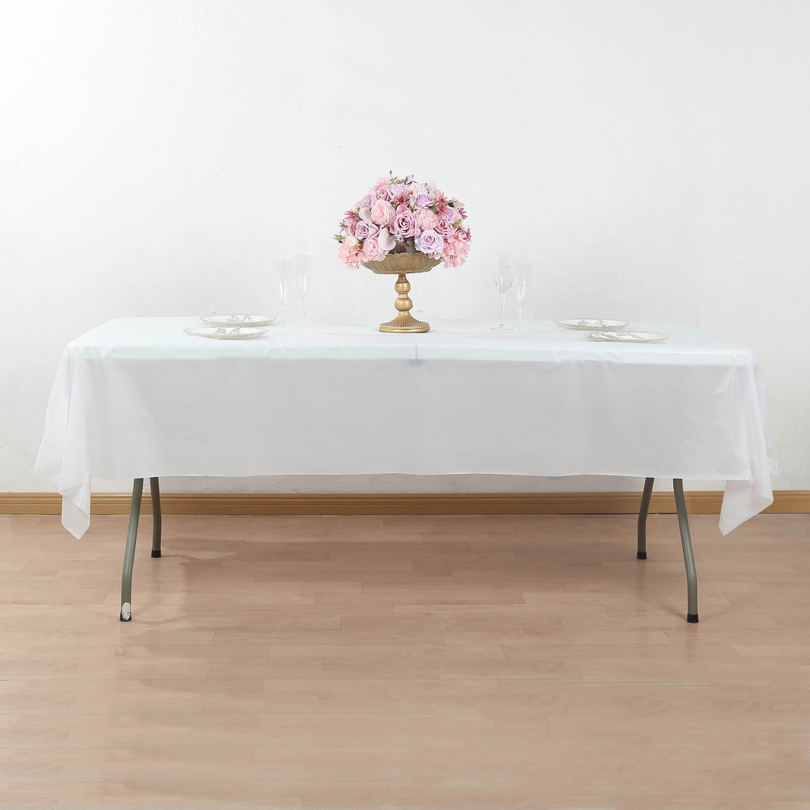 54" x 300 ft Disposable Plastic Rectangular Table Cover Roll Cut Up Box Party - Picture 35 of 41