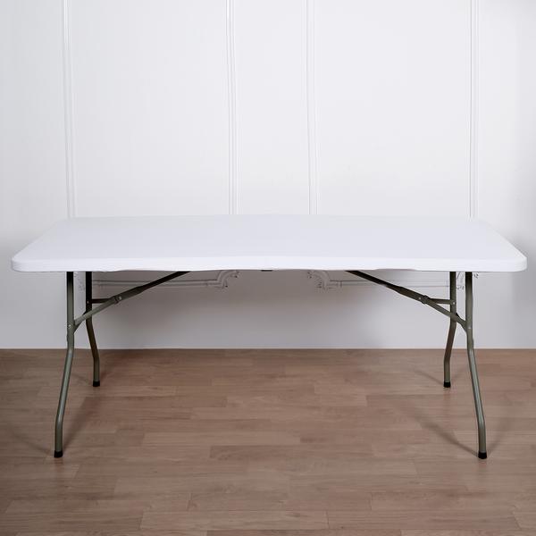 6 ft Fitted Spandex Rectangular Table Top Cover Wedding Party Events Decorations - Picture 16 of 19