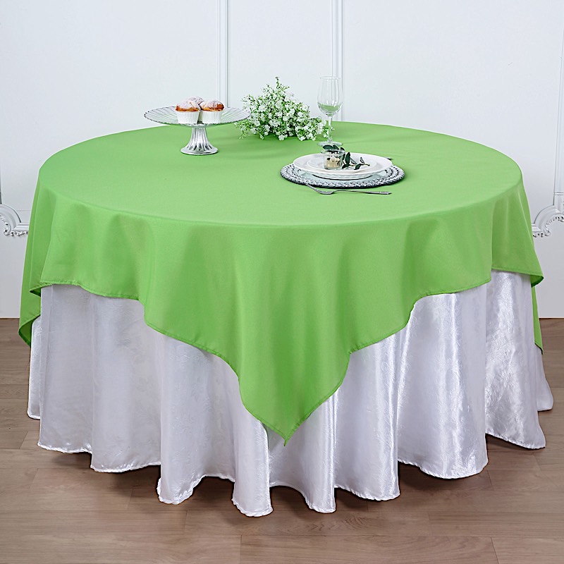 10 pcs 70 x 70" SQUARE POLYESTER Tablecloths Wedding Table Linens for Catering - Picture 7 of 268