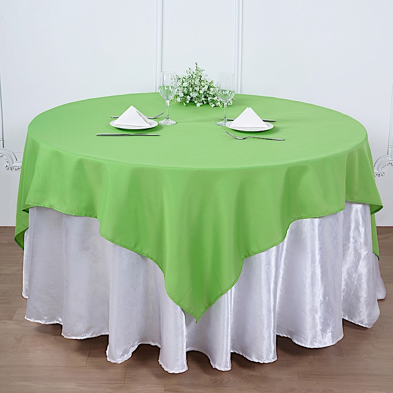 10 pcs 70 x 70" SQUARE POLYESTER Tablecloths Wedding Table Linens for Catering - Picture 10 of 268