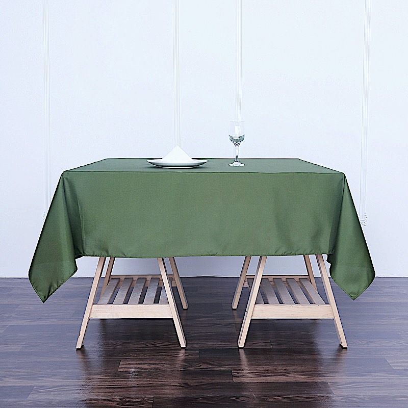 10 pcs 70 x 70" SQUARE POLYESTER Tablecloths Wedding Table Linens for Catering - Picture 152 of 268