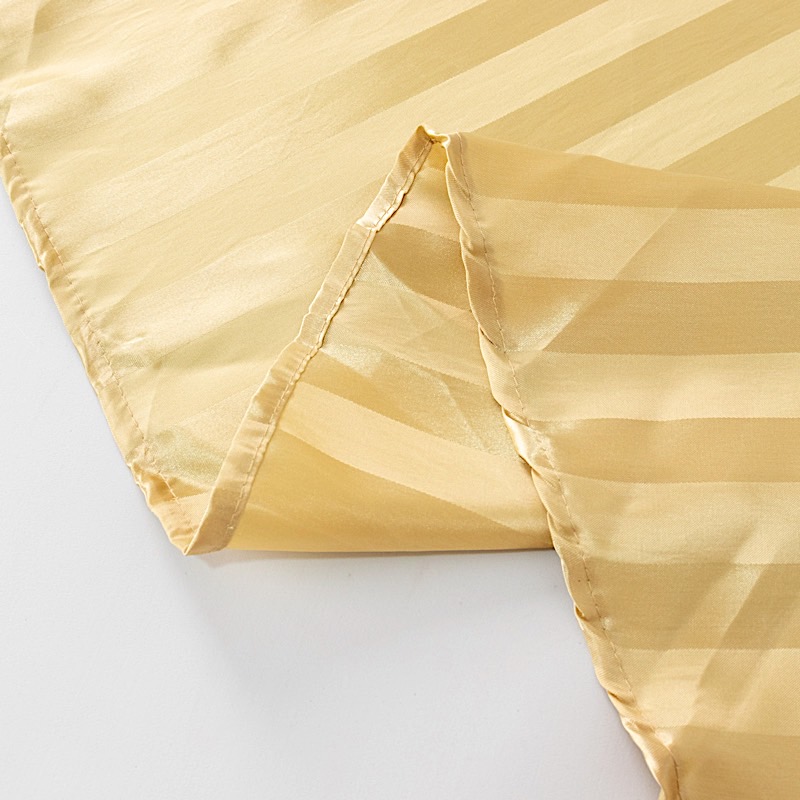 120" Stripes Satin Round Tablecloth Wedding Party Table Linens Event Decorations - Picture 10 of 65