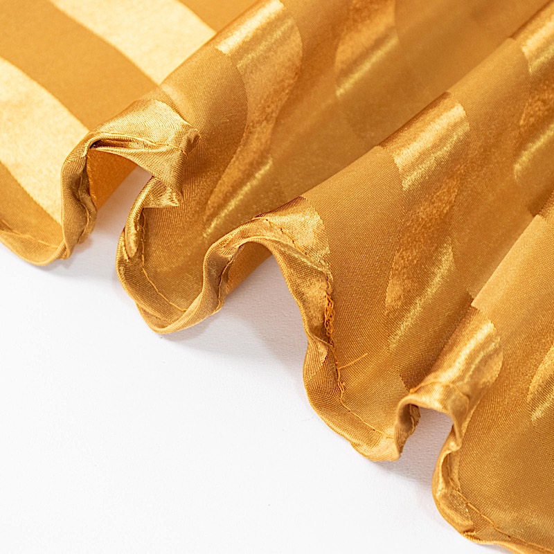 120" Stripes Satin Round Tablecloth Wedding Party Table Linens Event Decorations - Picture 25 of 65
