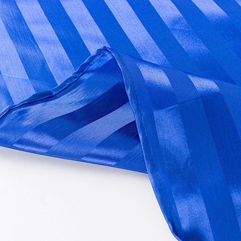 120" Stripes Satin Round Tablecloth Wedding Party Table Linens Event Decorations - Picture 48 of 65