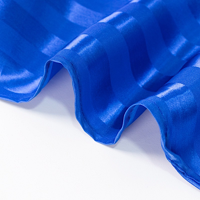 120" Stripes Satin Round Tablecloth Wedding Party Table Linens Event Decorations - Picture 49 of 65