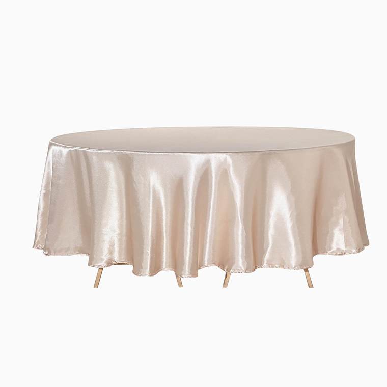 MANTEL REDONDO DE SATÉN DE 90 PULGADAS Cena Boda Fiesta Ropa de cama Decoraciones Venta - Imagen 15 de 107