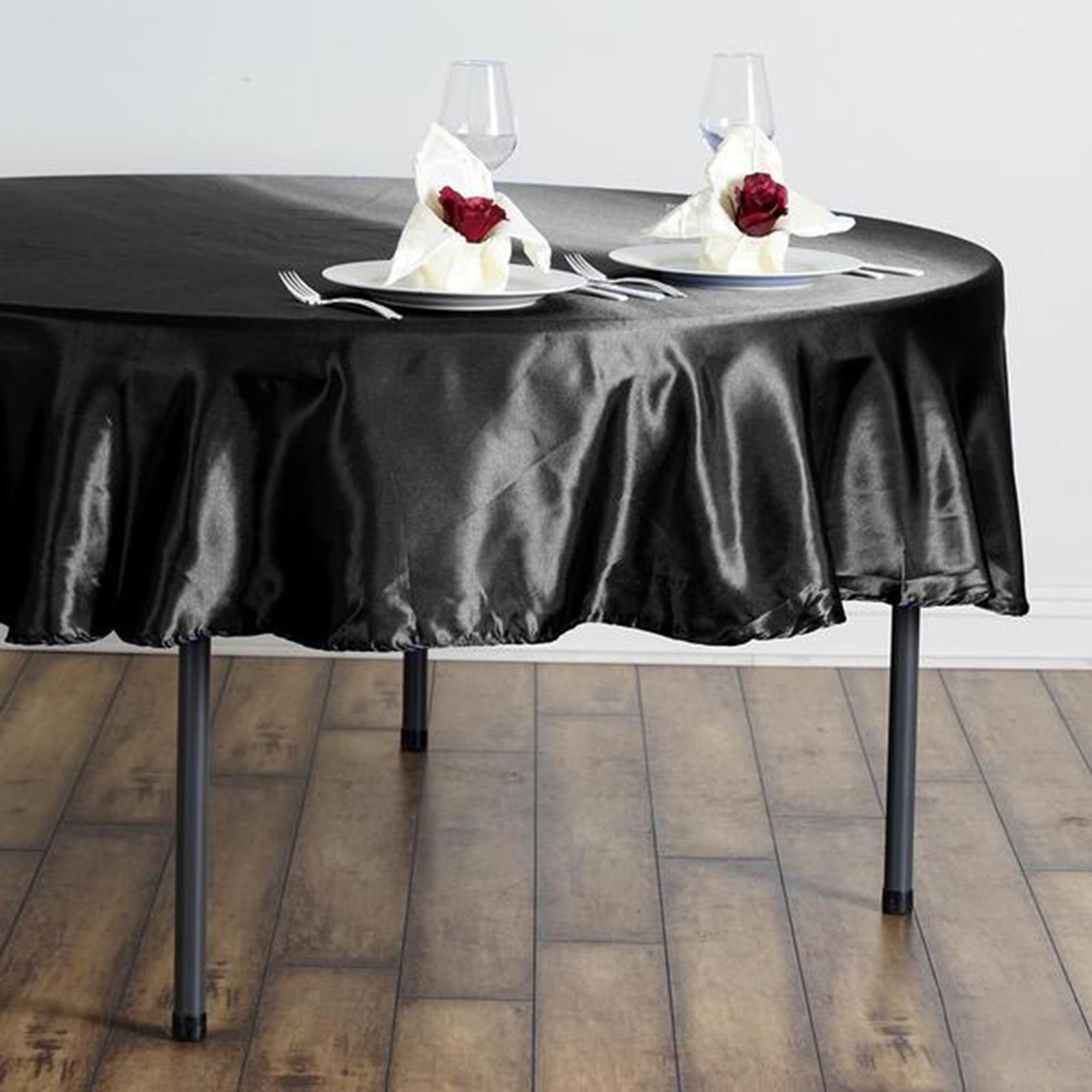 MANTEL REDONDO DE SATÉN DE 90 PULGADAS Cena Boda Fiesta Ropa de cama Decoraciones Venta - Imagen 17 de 107