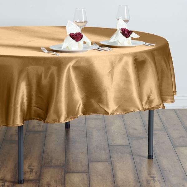 MANTEL REDONDO DE SATÉN DE 90 PULGADAS Cena Boda Fiesta Ropa de cama Decoraciones Venta - Imagen 49 de 107