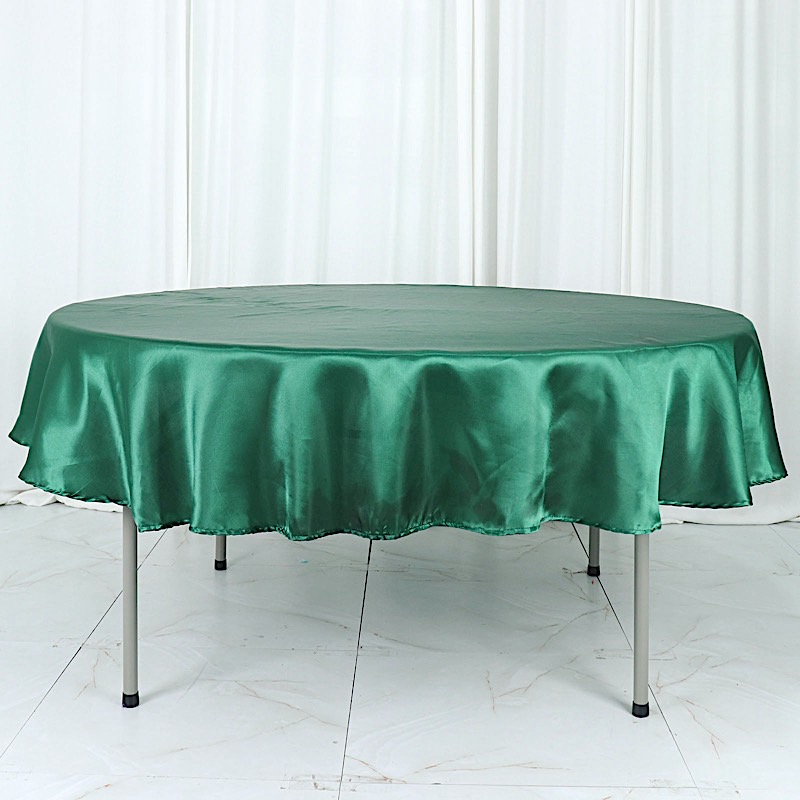 MANTEL REDONDO DE SATÉN DE 90 PULGADAS Cena Boda Fiesta Ropa de cama Decoraciones Venta - Imagen 55 de 107