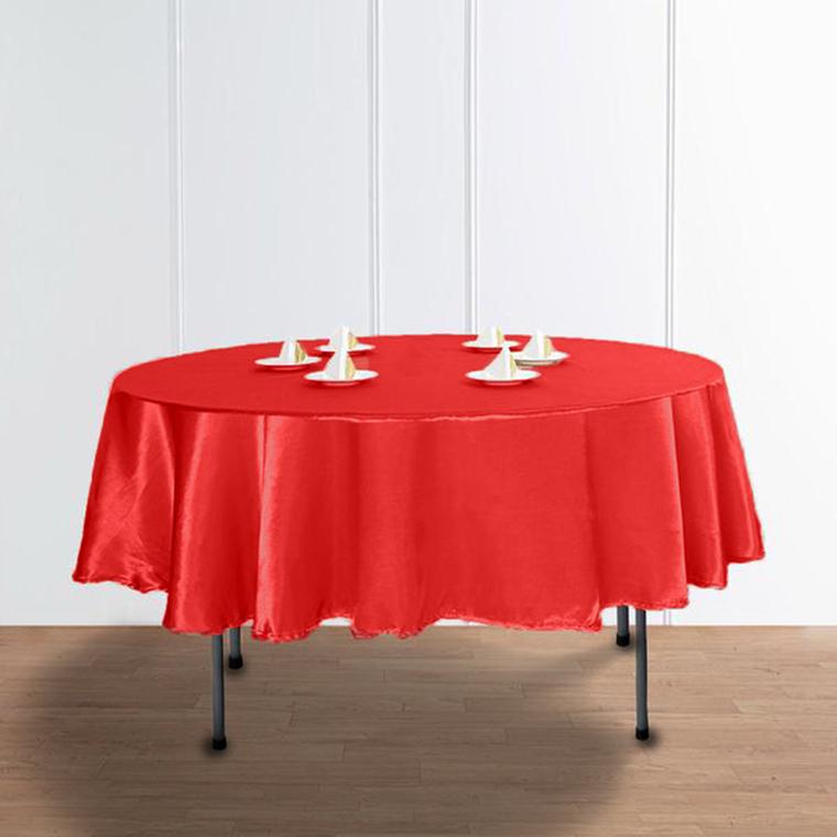 MANTEL REDONDO DE SATÉN DE 90 PULGADAS Cena Boda Fiesta Ropa de cama Decoraciones Venta - Imagen 79 de 107