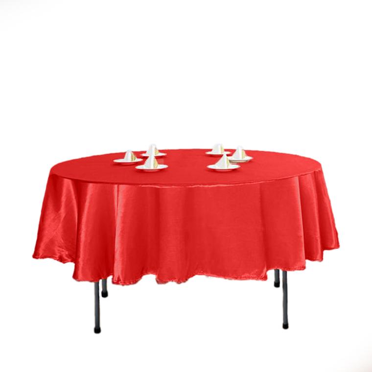 MANTEL REDONDO DE SATÉN DE 90 PULGADAS Cena Boda Fiesta Ropa de cama Decoraciones Venta - Imagen 81 de 107