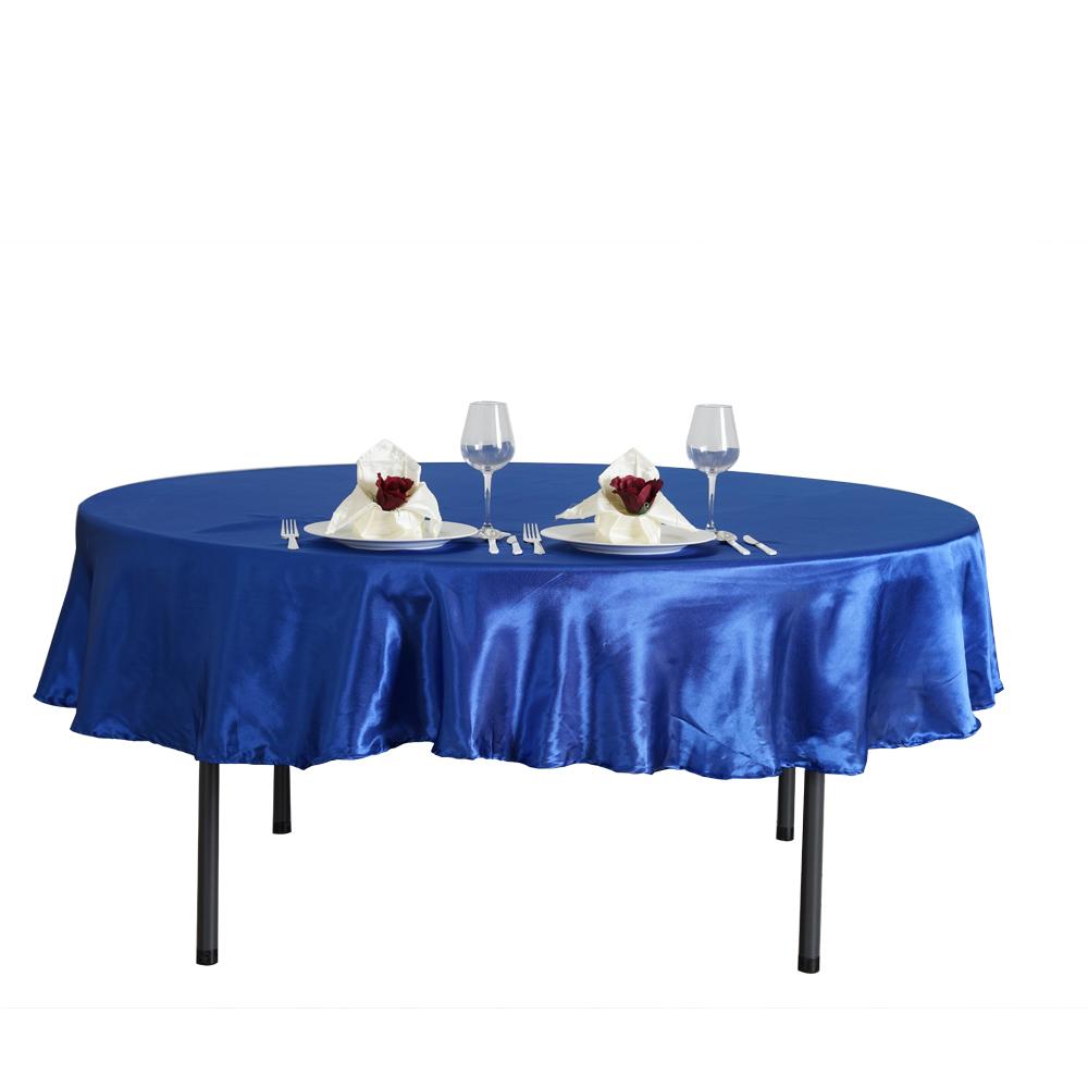 10 pcs 90" ROUND Satin TABLECLOTHS Wedding Party Banquet Special Event Linens - Picture 52 of 58