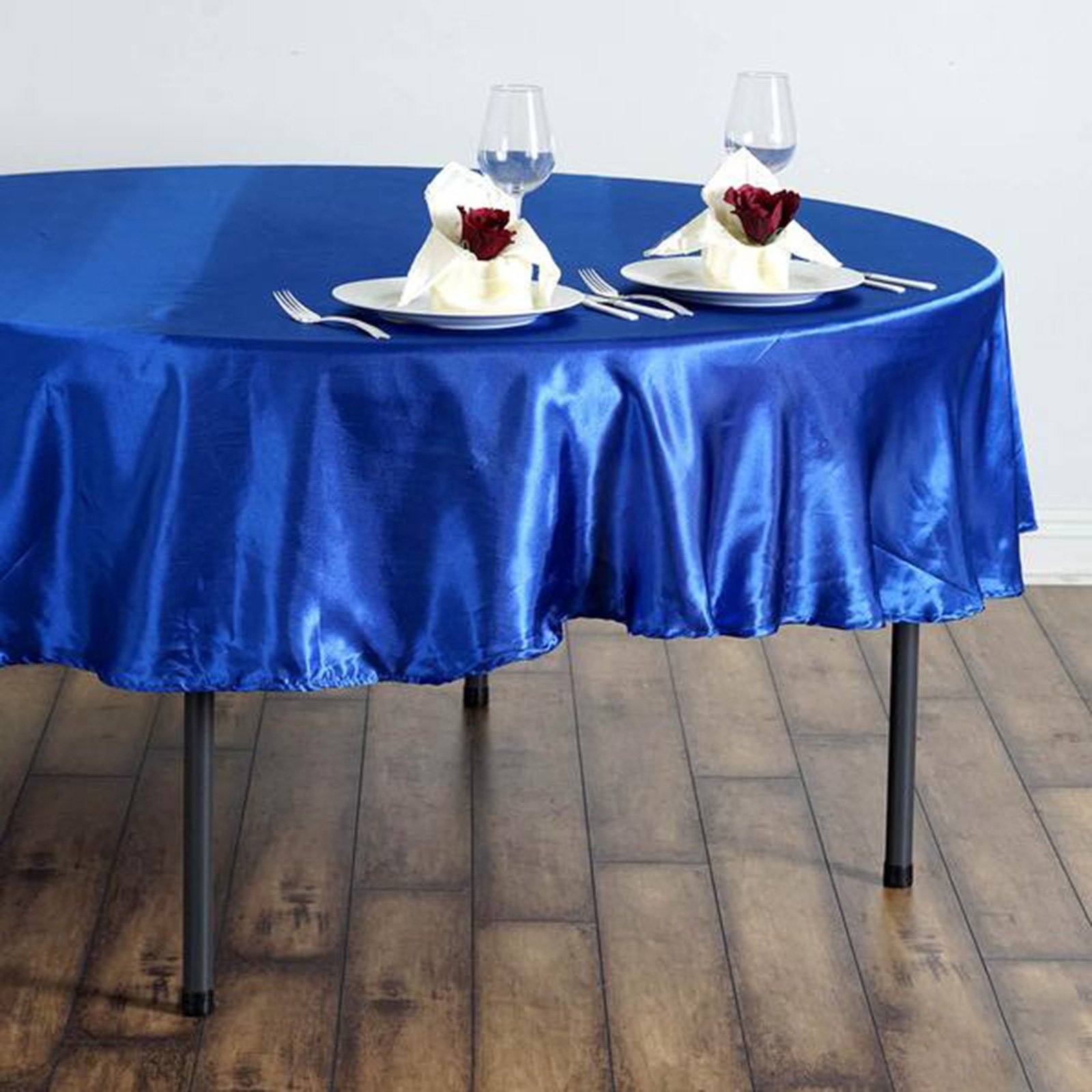 MANTEL REDONDO DE SATÉN DE 90 PULGADAS Cena Boda Fiesta Ropa de cama Decoraciones Venta - Imagen 84 de 107