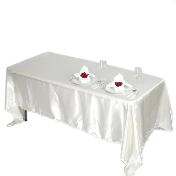 10 pcs 72x120" RECTANGLE Satin TABLECLOTHS Wedding Party Reception Linens SALE - Picture 10 of 16