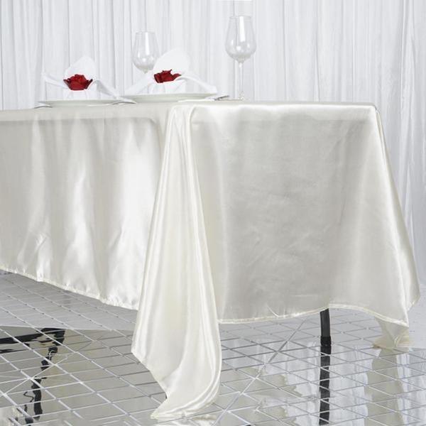 10 pcs 72x120" RECTANGLE Satin TABLECLOTHS Wedding Party Reception Linens SALE - Picture 11 of 16