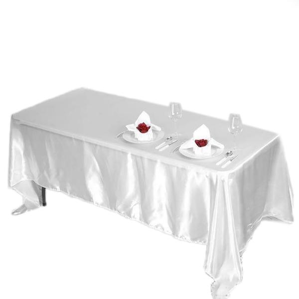10 pcs 72x120" RECTANGLE Satin TABLECLOTHS Wedding Party Reception Linens SALE - Picture 15 of 16
