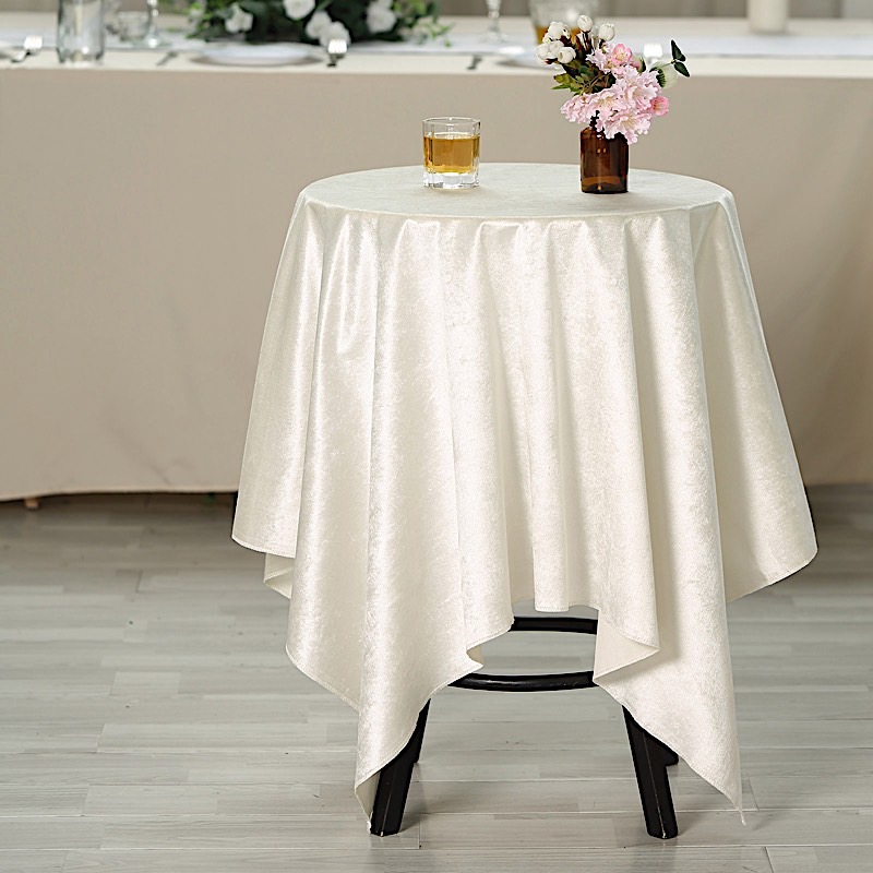 54x54-Inch Square Premium Velvet Table Overlay Wedding Home Decorations Supplies - Picture 35 of 66