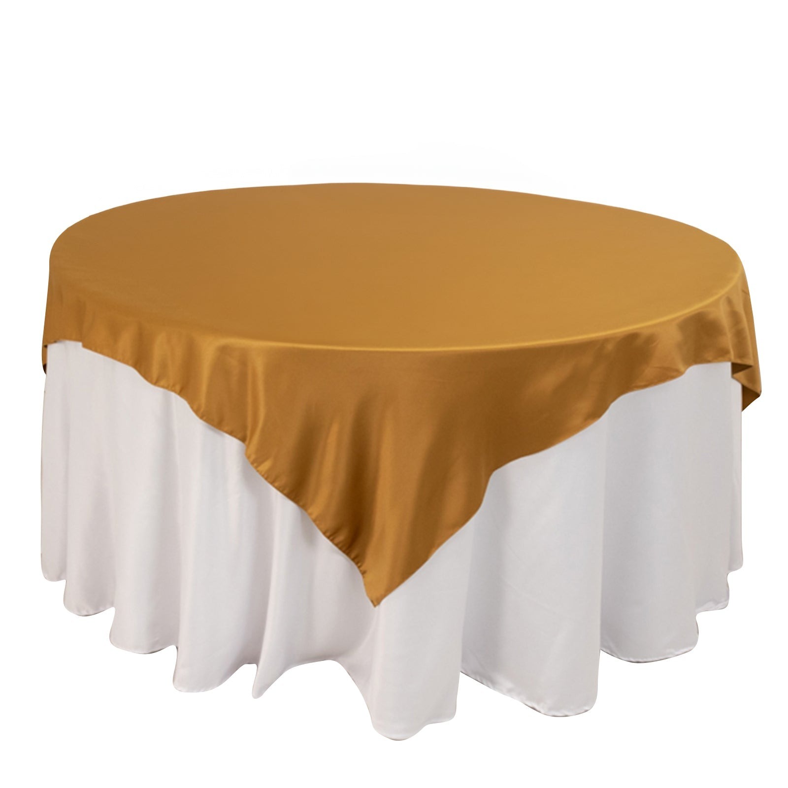 72" Square SATIN Table Overlay Smooth Finish Wedding Table Linens Decorations - Picture 68 of 171