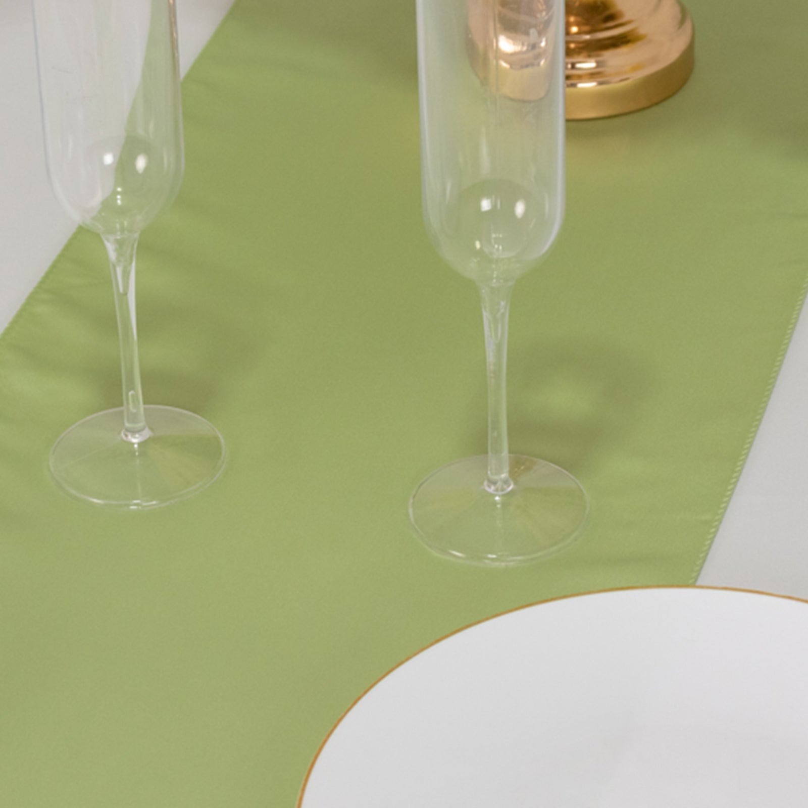 12" x 108" Satin Tischplatte Läufer glänzend Hochzeit Party Catering Dekorationen - Bild 160 von 170