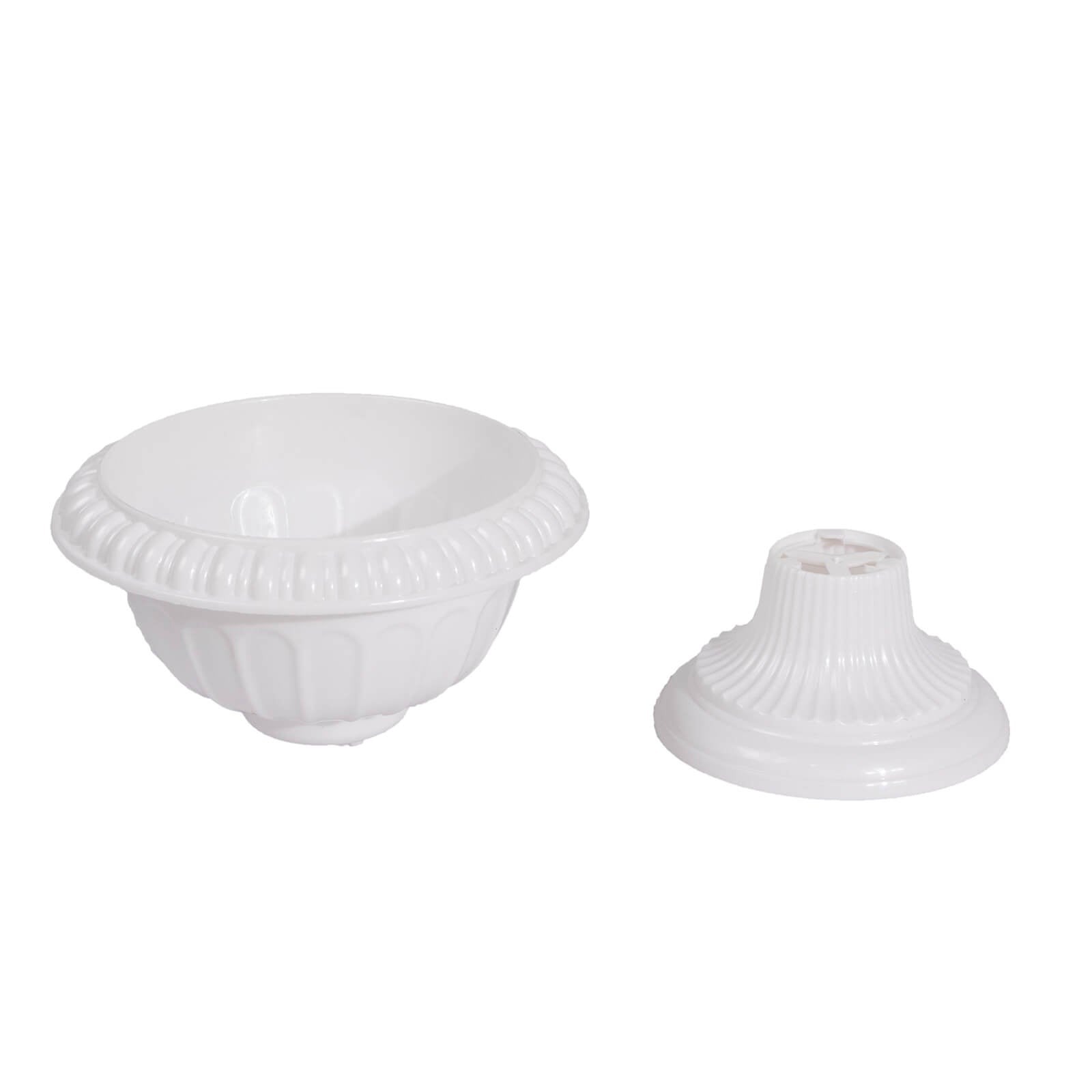 4 pcs 6" Roman Style Plastic Vase Flower Pots Table Centerpieces Decorations - Picture 17 of 17