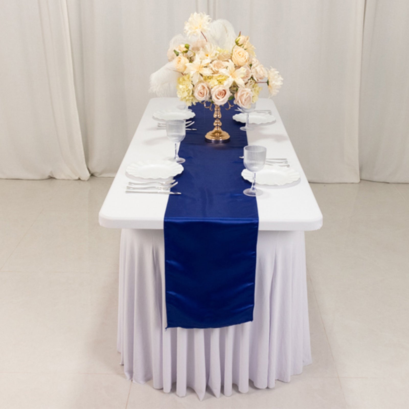 12" x 108" Satin Tischplatte Läufer glänzend Hochzeit Party Catering Dekorationen - Bild 148 von 170
