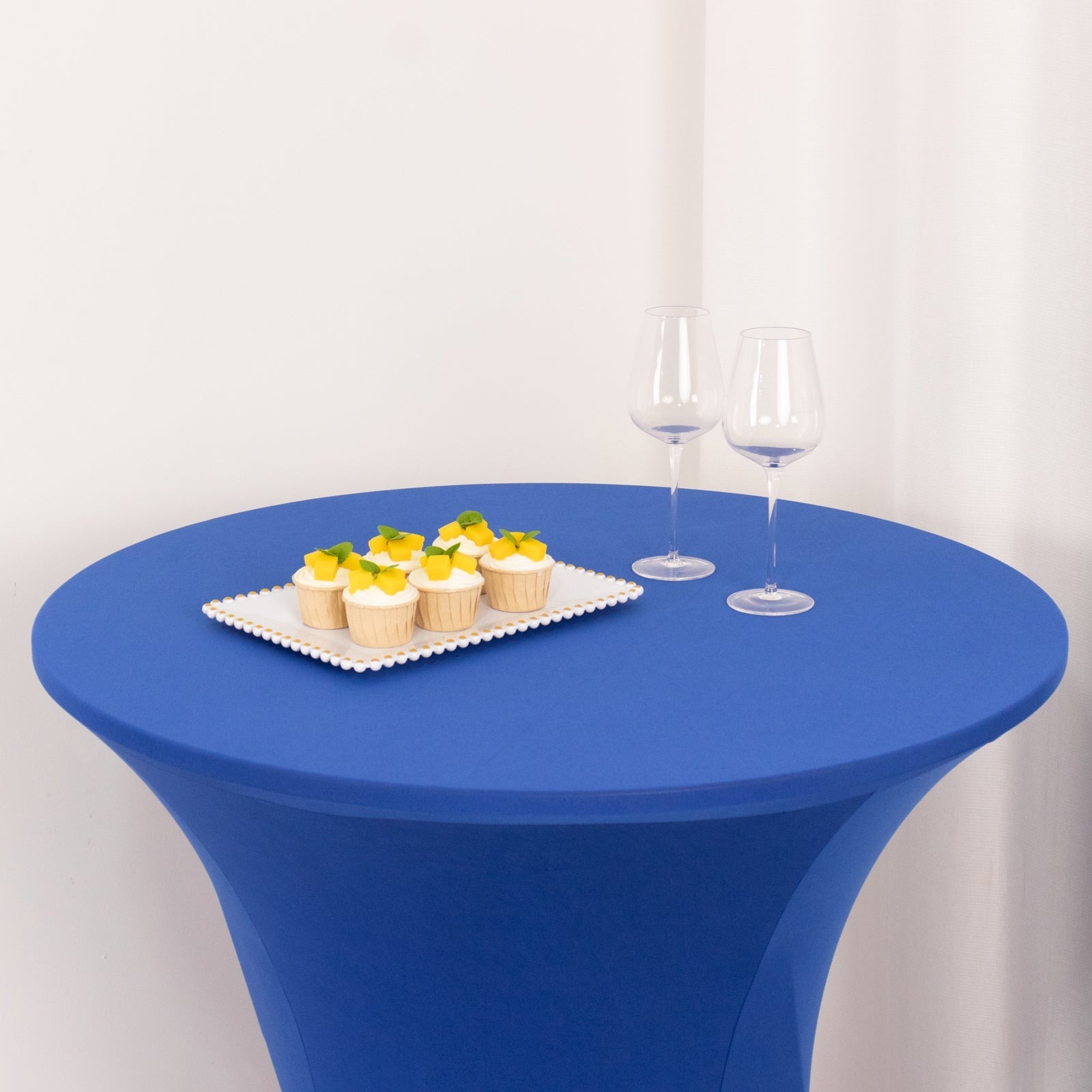 36" Elegant Spandex Cocktail Table Cover High Top Style Tablecloths Wedding - Picture 111 of 147
