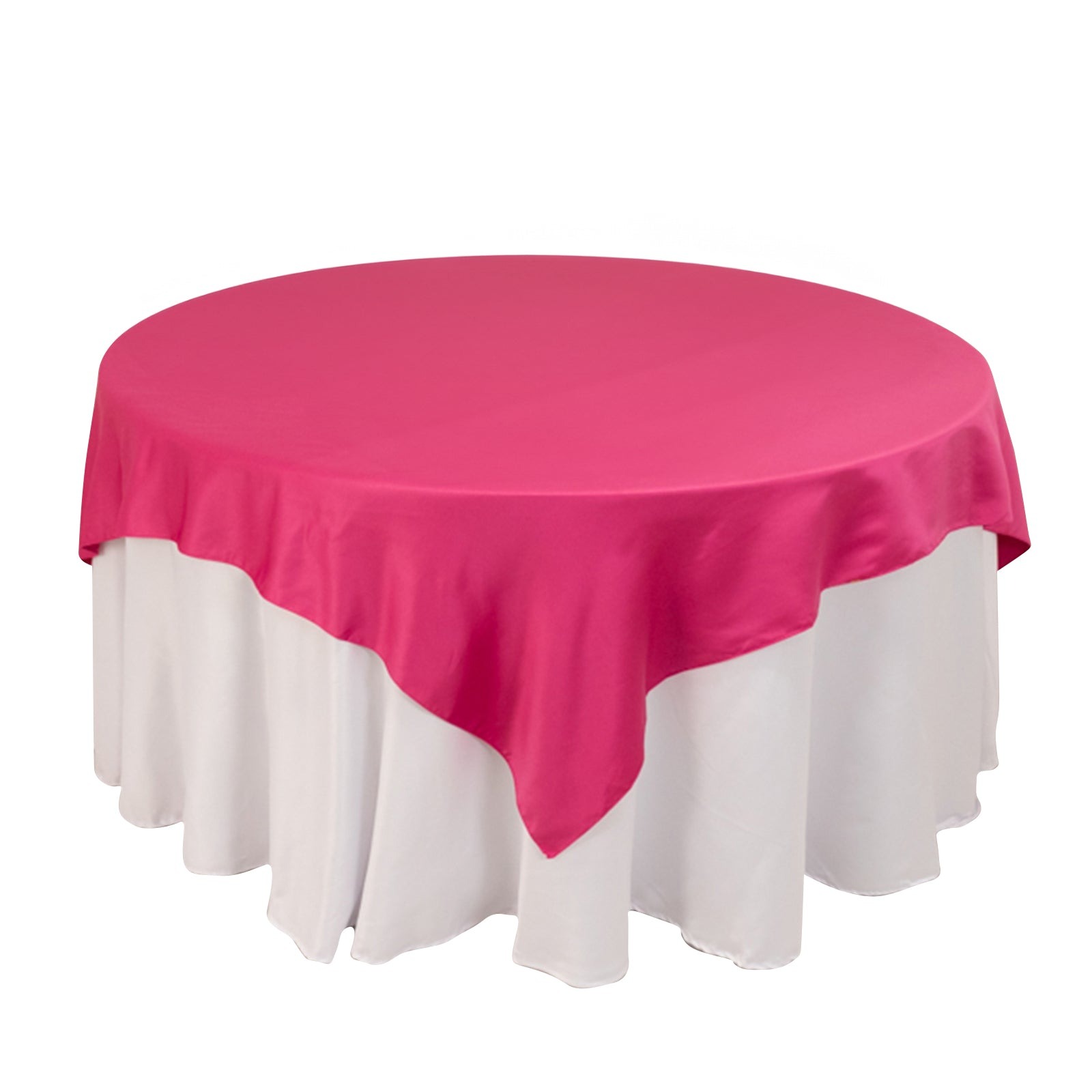72" Square SATIN Table Overlay Smooth Finish Wedding Table Linens Decorations - Picture 60 of 171
