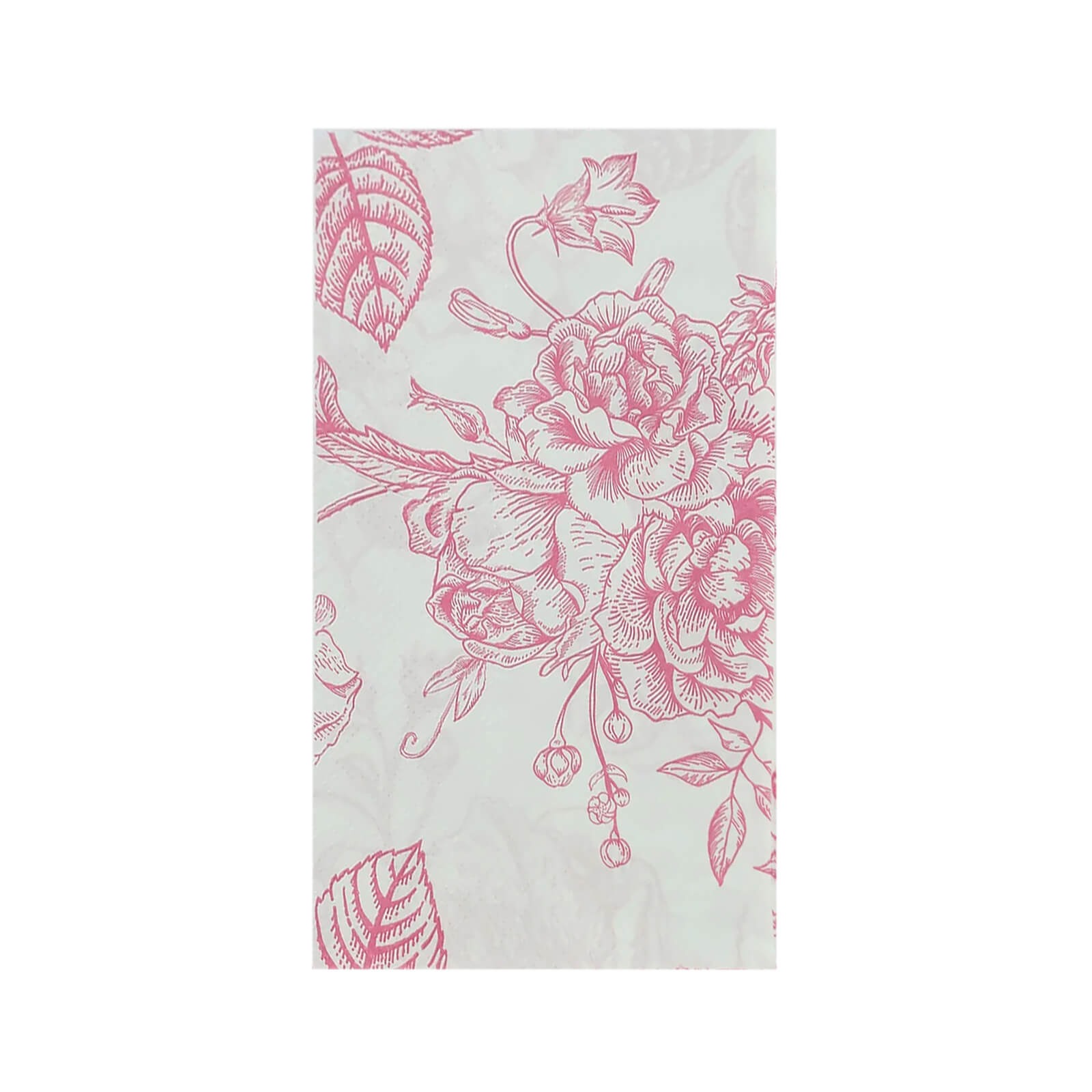 50 Paper 2-Ply Dinner Napkins in French Toile Floral Pattern Disposable Wedding - Picture 17 of 23