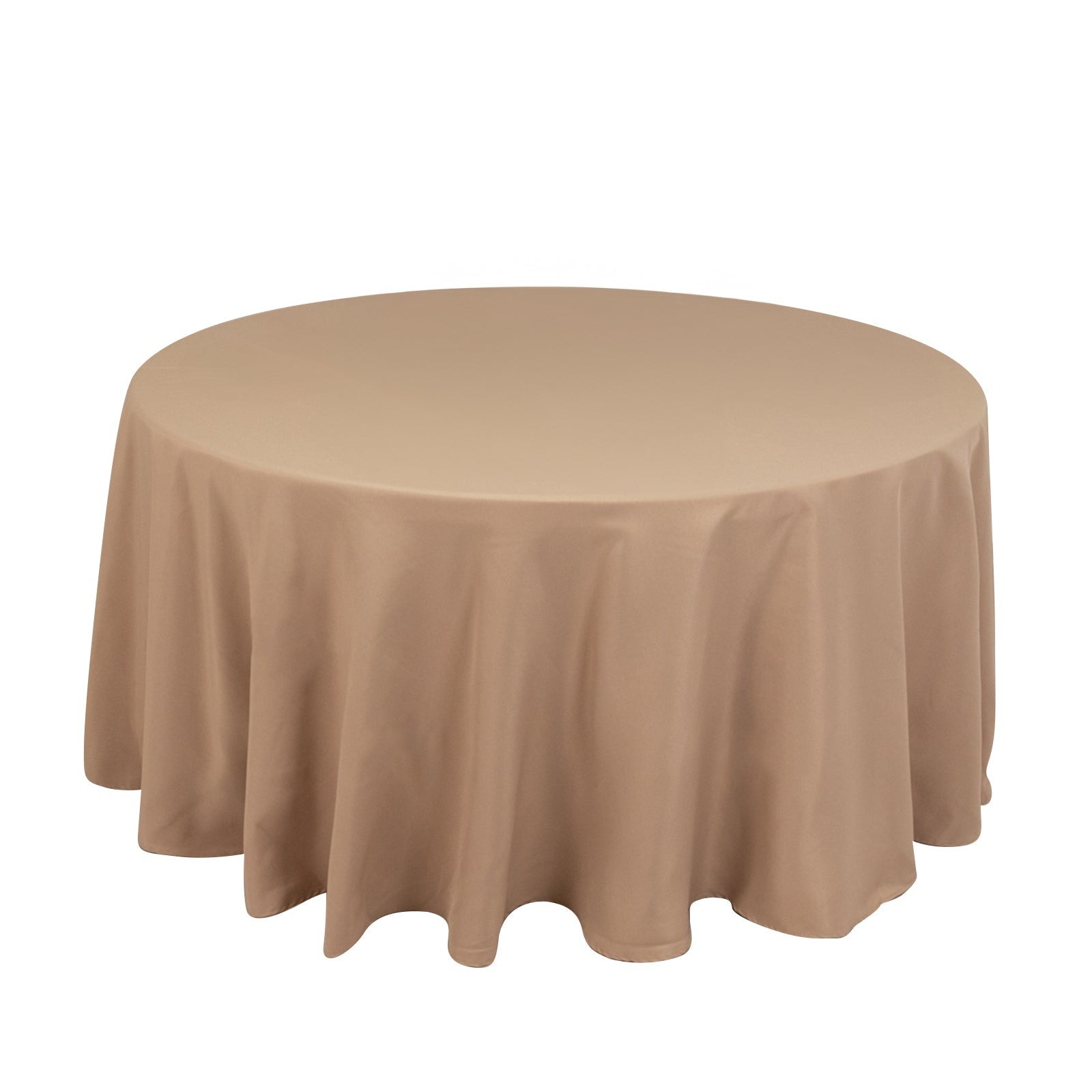Round 120" Premium High Quality Polyester Tablecloth Wedding Party Table Linens - Picture 96 of 163