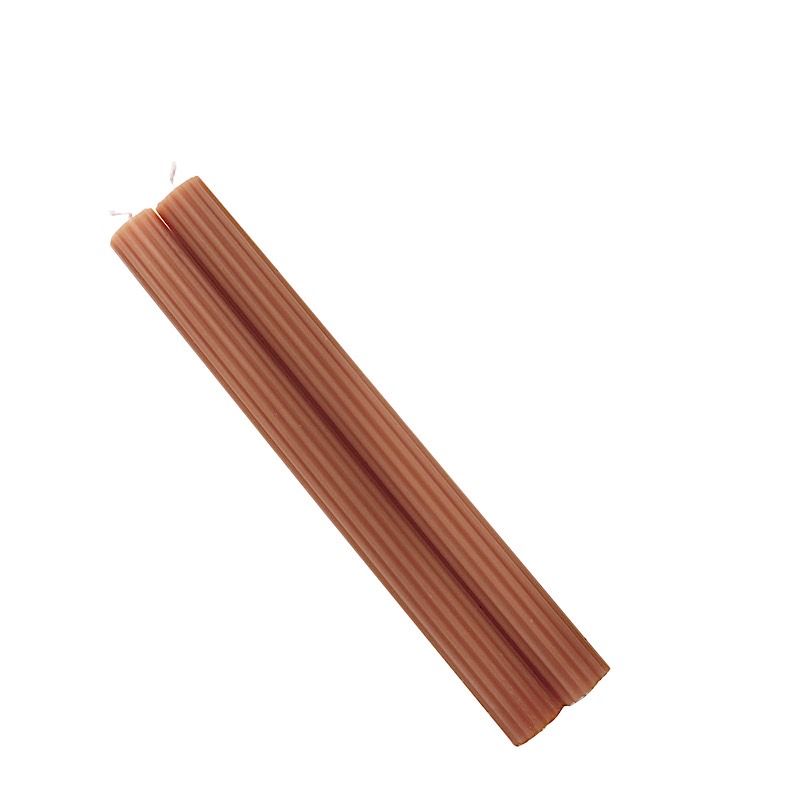 5 Ribbed Design 9″ Unscented Premium Wax Taper Candles Party Events Decorations