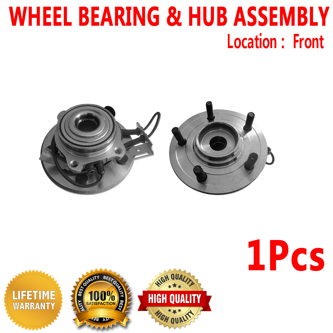 Left and Right Note: AWD, FWD - Two Bearings Included with Two Years Warranty 2006 fits Chrysler Pacifica Front Wheel Bearing and Hub Assembly