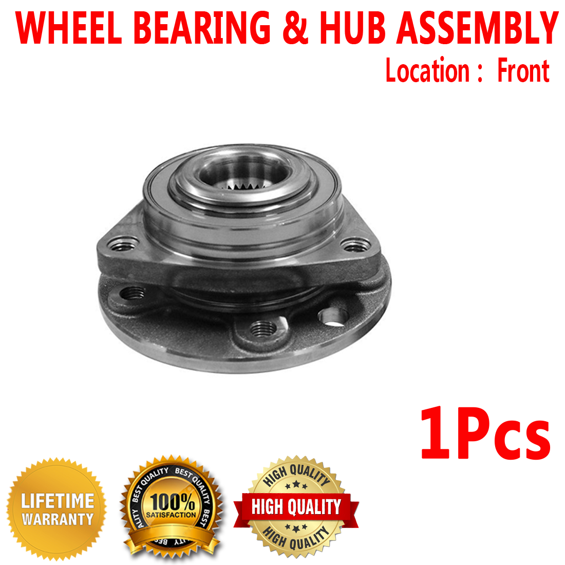 Left and Right Note: AWD, FWD - Two Bearings Included with Two Years Warranty 2006 fits Chrysler Pacifica Front Wheel Bearing and Hub Assembly