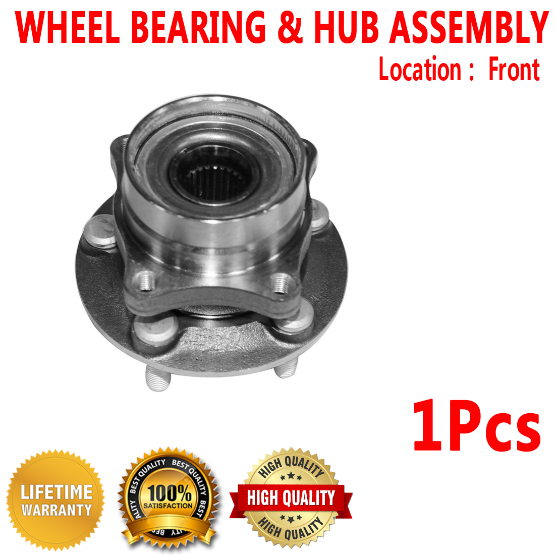 2009 fits Toyota Prius Front Wheel Bearing and Hub Assembly One Bearing Included with Two Years Warranty Note: FWD