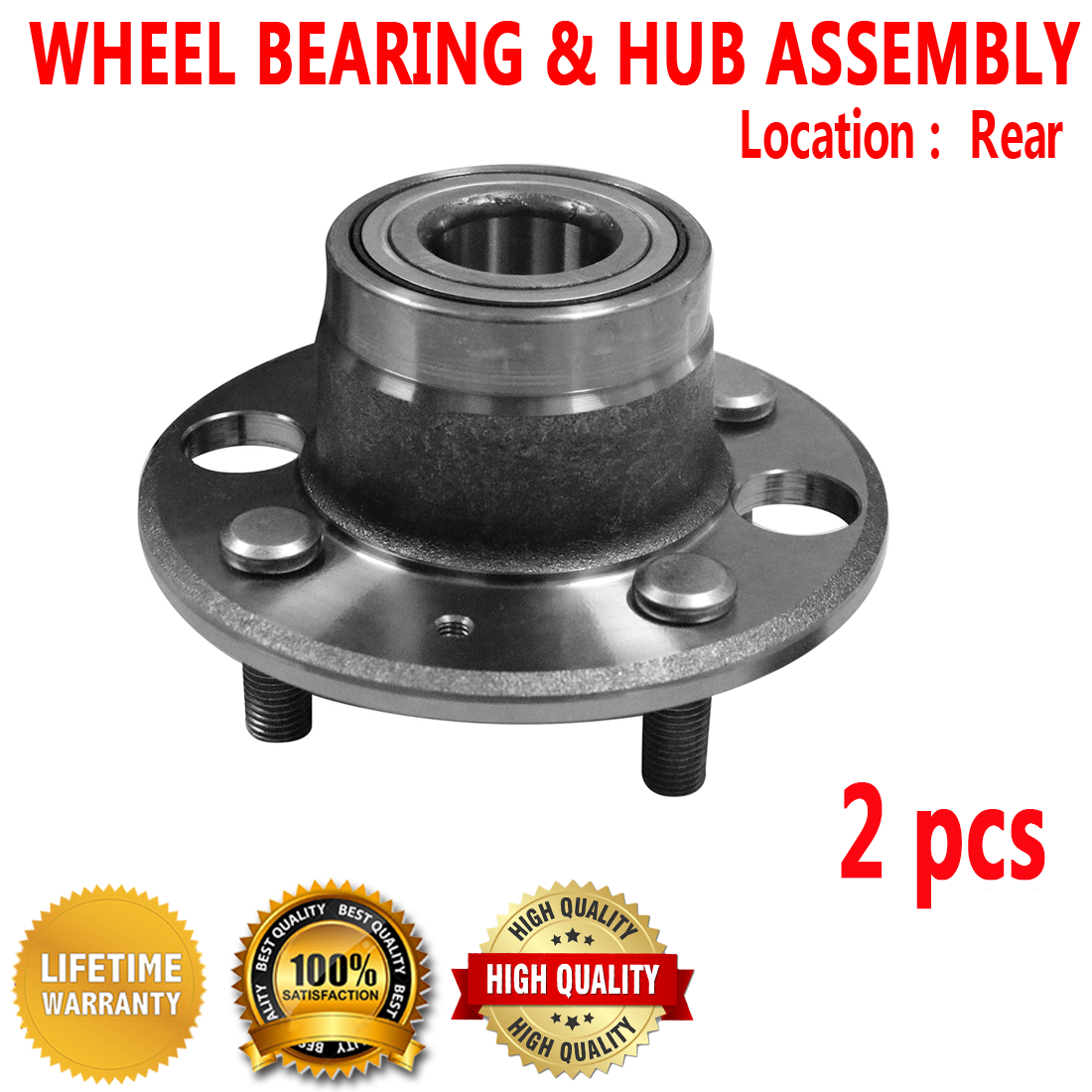 Details about 2pcs REAR Wheel Hub Bearing Assembly for ACURA INTEGRA 90-93  FWD Non-ABS
