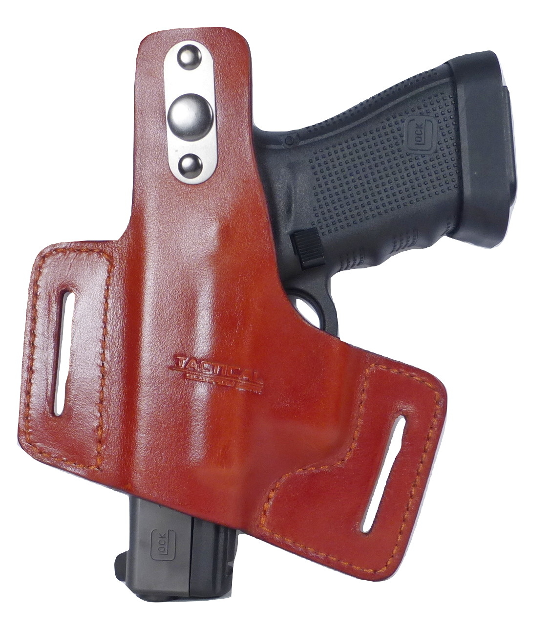 Leather Thumb  Holster Glock 19 23 32 CZ P10c-img-3
