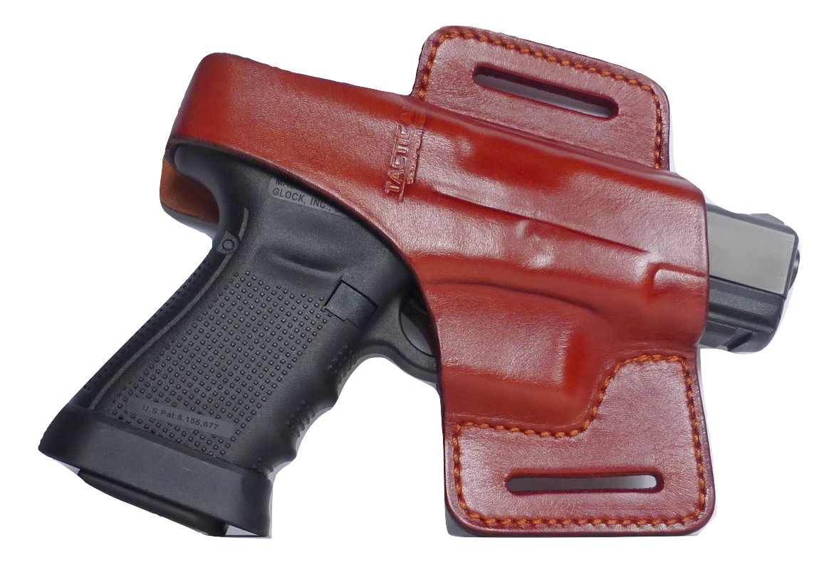 Leather Thumb  Holster Glock 19 23 32 CZ P10c-img-4