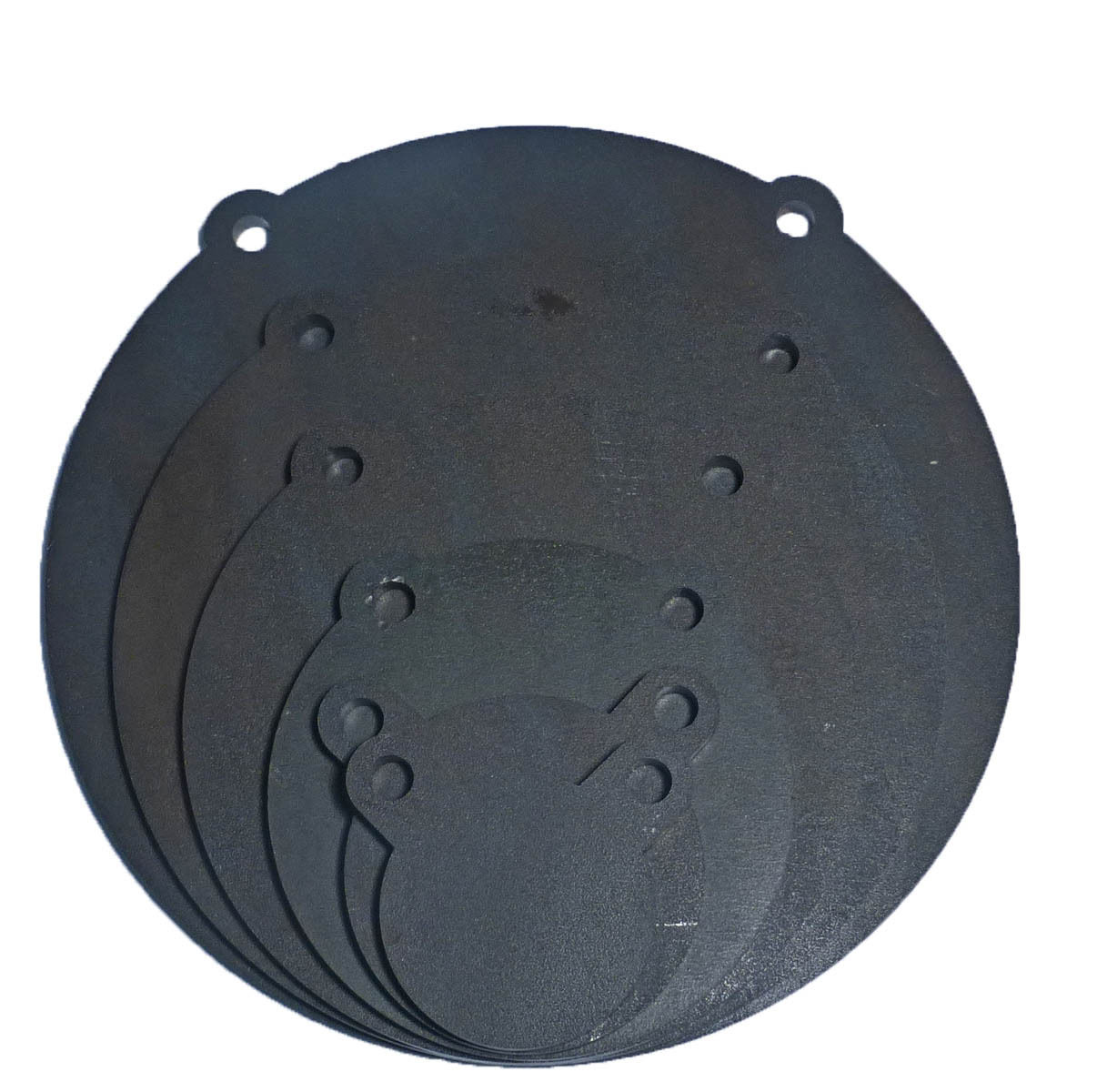 Tactical Scorpion Gear AR500 Steel Shooting Targets - 12x20 IPSC Gong + 2x8 Gong (3/8")